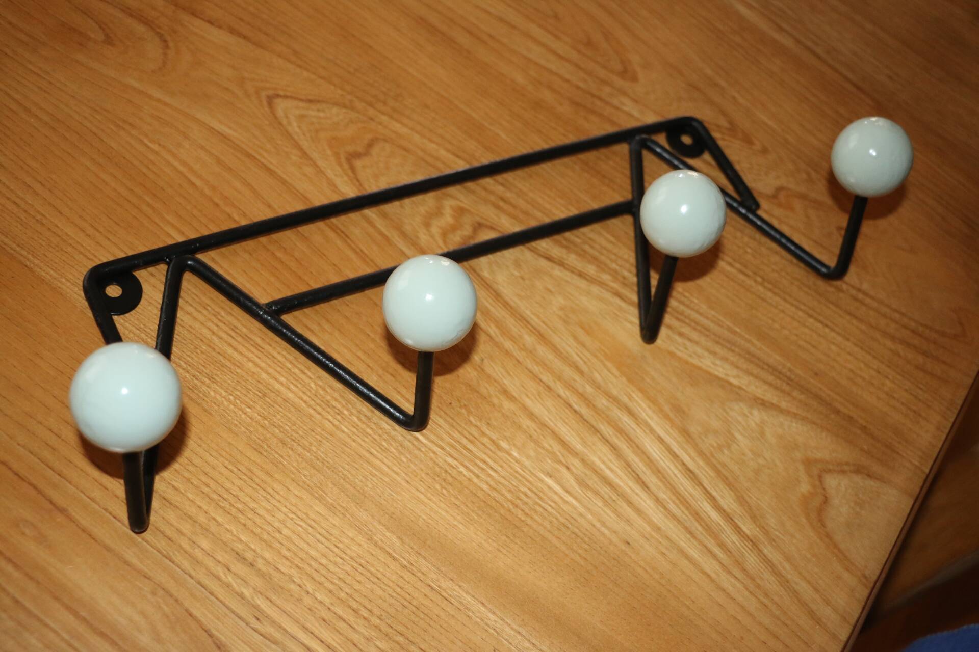 Patère 4 boules vert