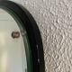 Vintage 1960s asymmetrical rearview mirror - 55 x 38 cm