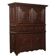 Antique baroque wardrobe in walnut, Italy, 18th century.