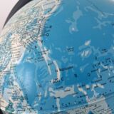 Bright earth globe blue world