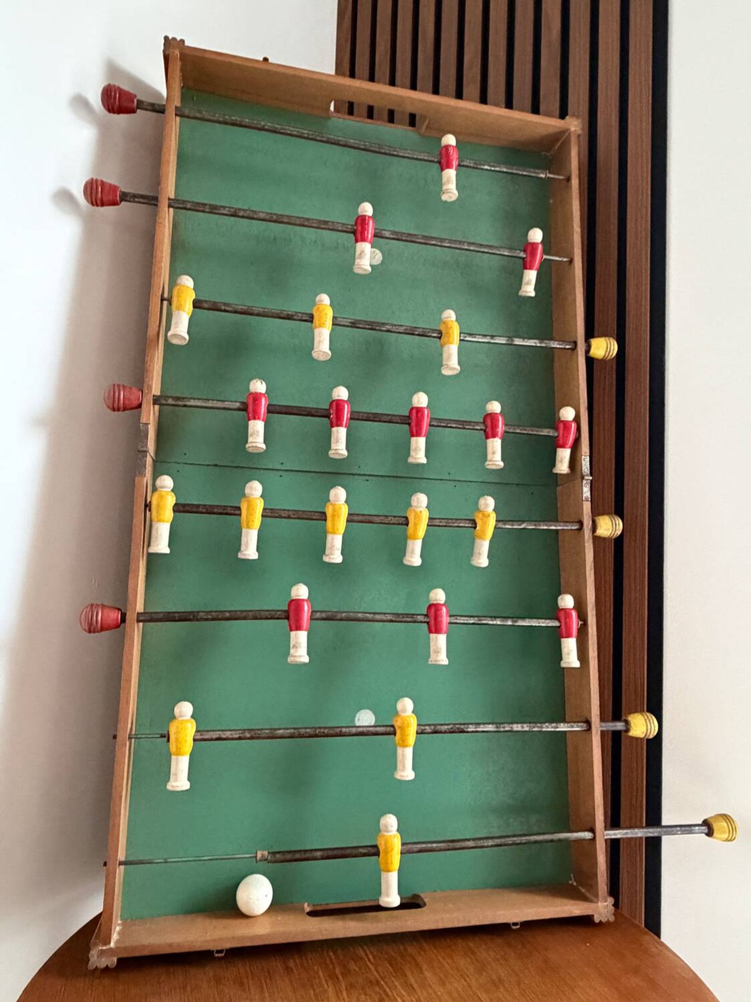 Baby-foot pliant en bois vintage