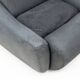 Grande chaise longue et pouf en cuir, 1970