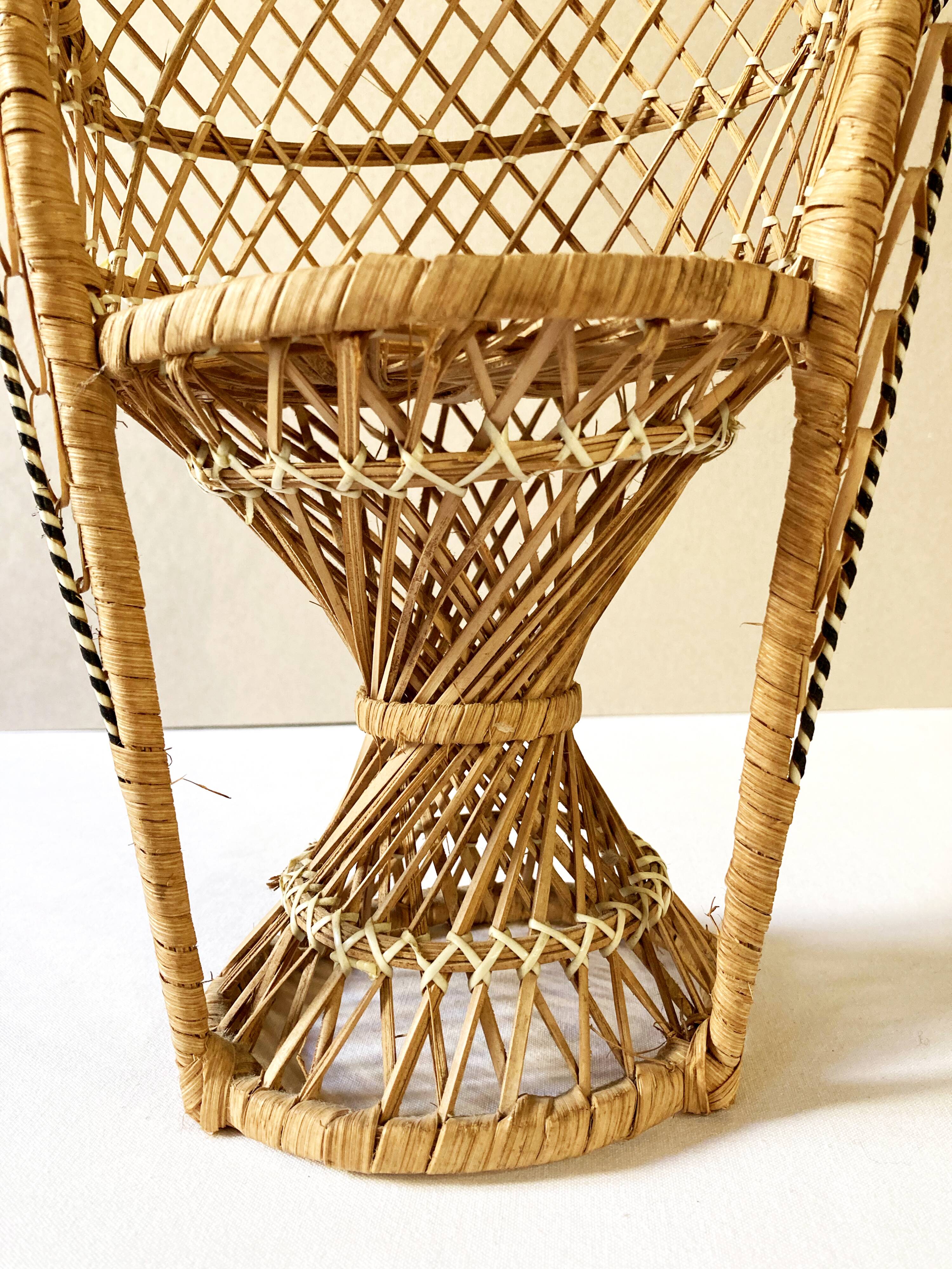 Pair of miniature Emmanuelle armchairs