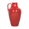 Vase Fat lava rouge 1960