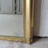 Mirror with fronton Napoleon III 98x143cm
