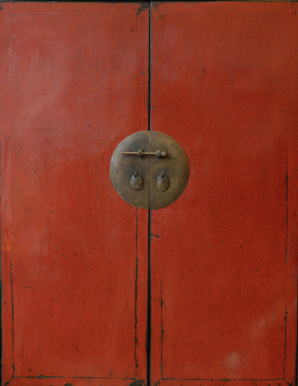 Cabinet en orme ancien chinois