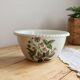 Vintage cache-pot in porcelain from Paris with a wild strawberry pattern.