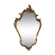 Baroque mirror carved wood  84x54cm