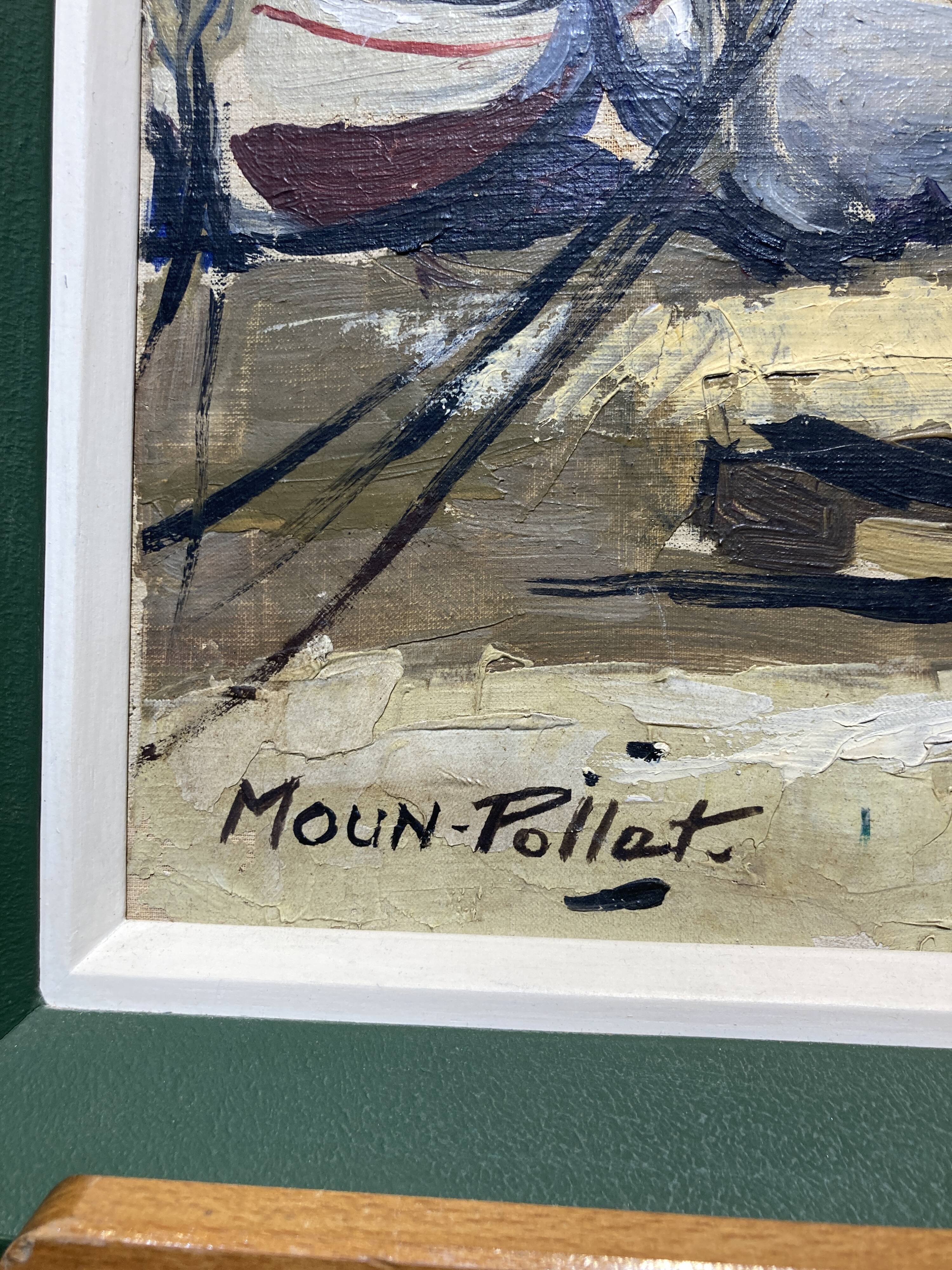 Knife painting signed Moun-Pollat