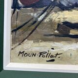 Knife painting signed Moun-Pollat