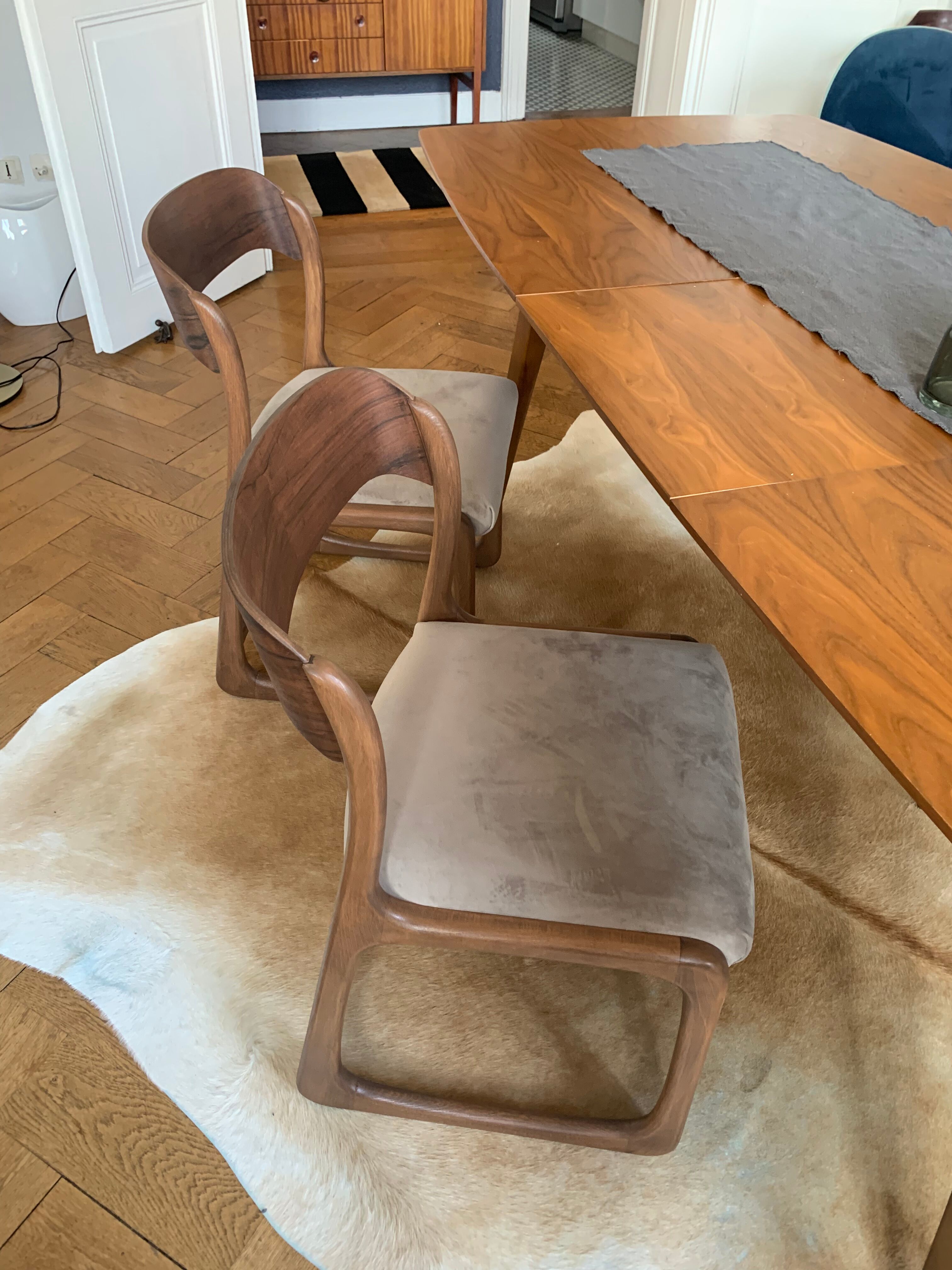 Baumann sleigh chairs