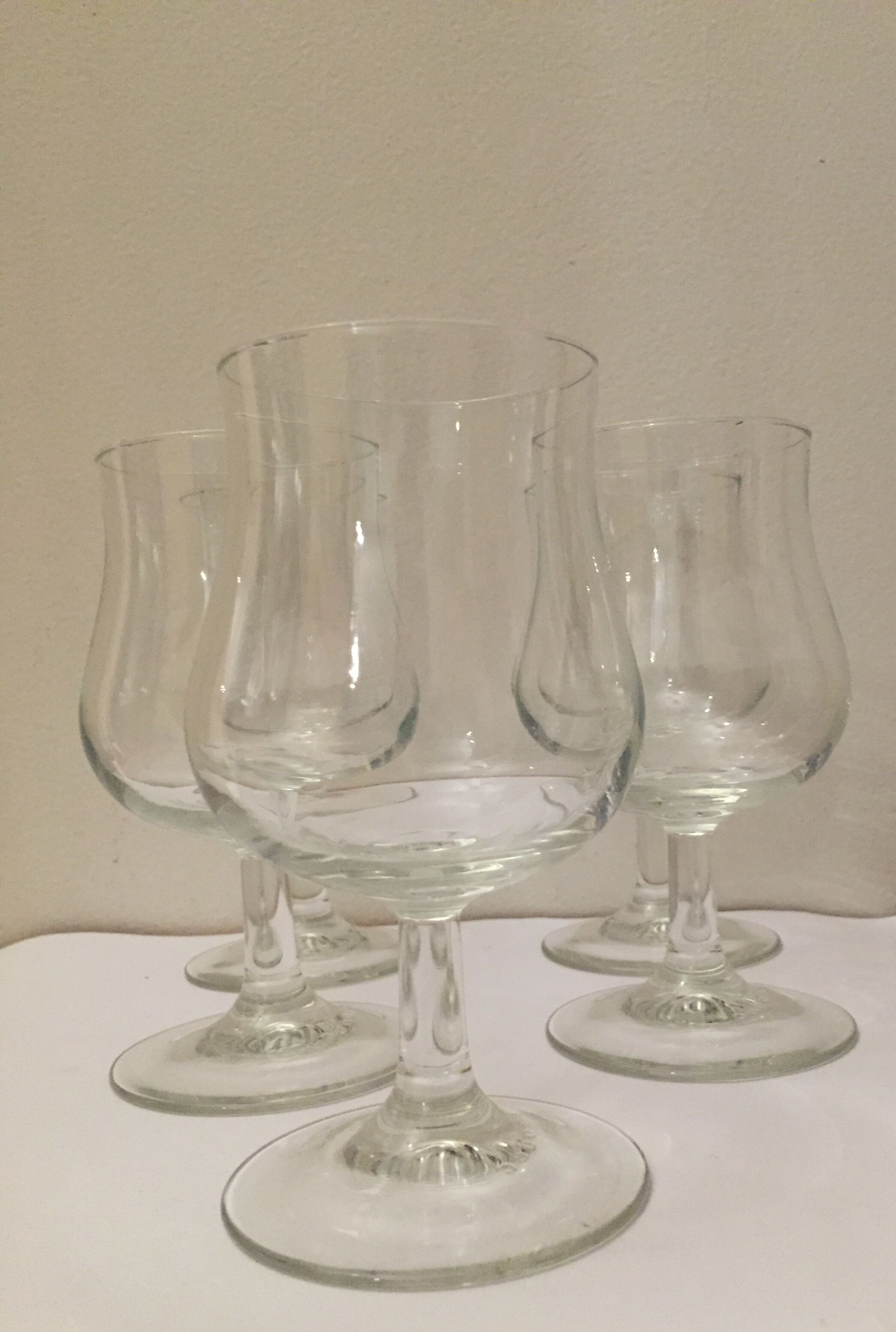 Set of 5 glass