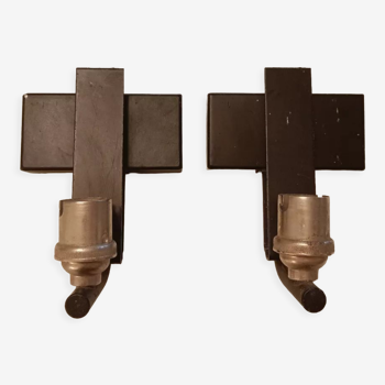 Metal sconces