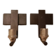 Metal wall lights