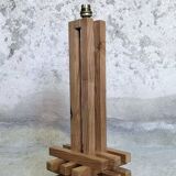 Wooden table lamp.
