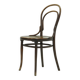 Antique Thonet Bistro Chair with Decorative Legs and Perforated Seat 1920s