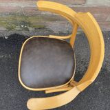 FISCHEL THONET 1950 Bentwood Armchair American Office Style Viennese Bentwood Armchair