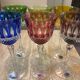6 Roemers crystal wine glasses