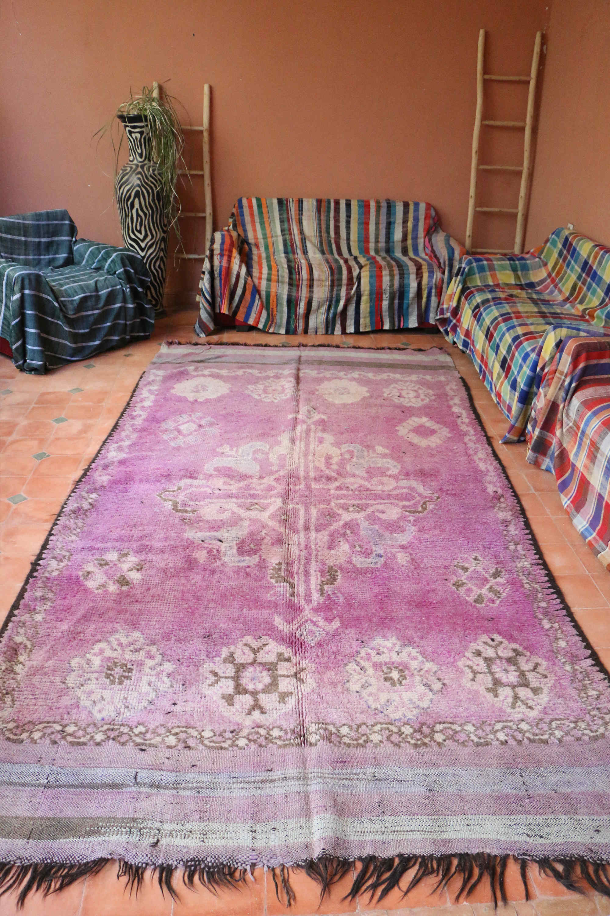 Moroccan Vintage Carpet 191 x 366 cm