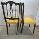 Ensemble de 6 chaises en hêtre de style italien