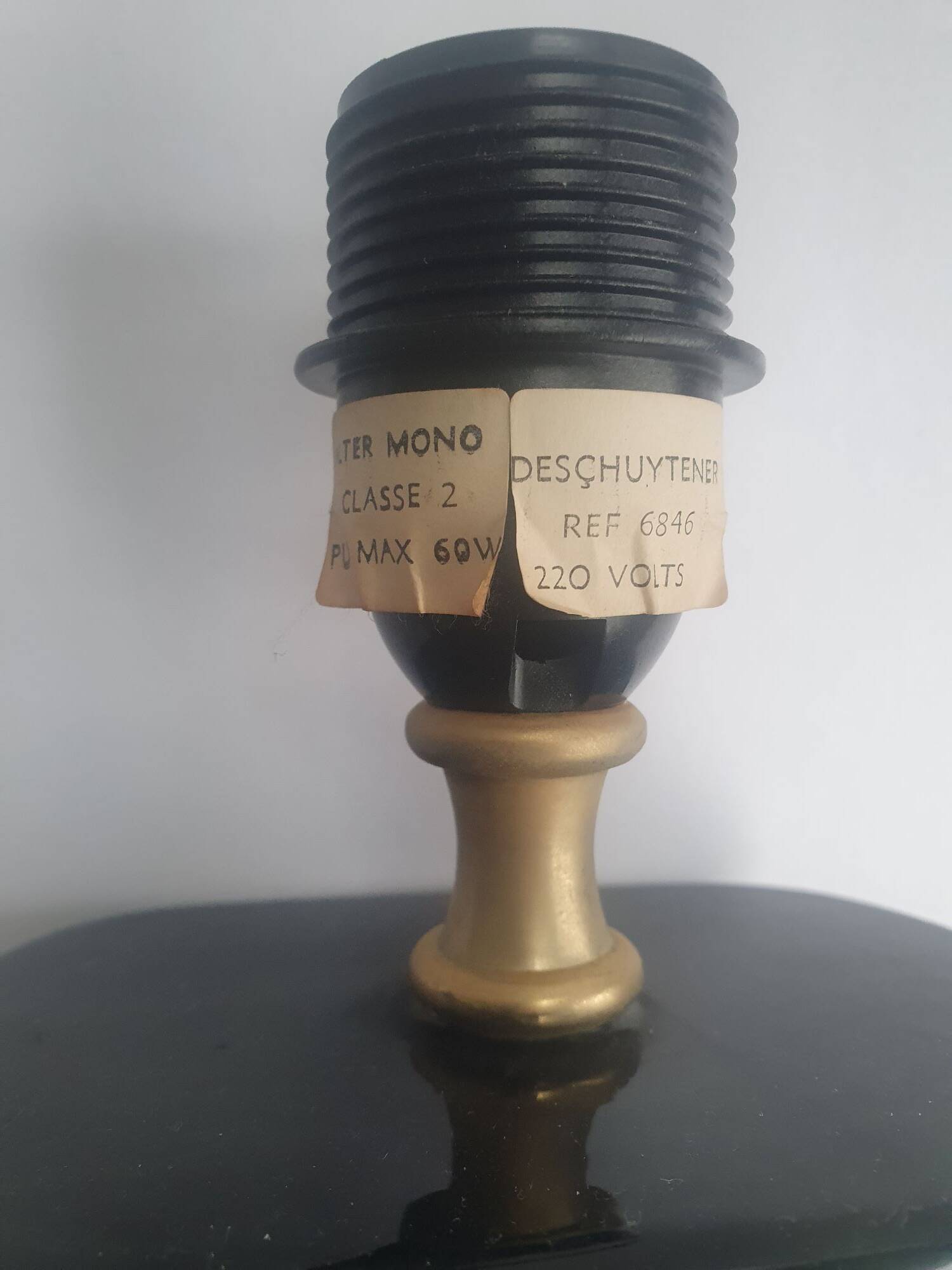 Paire de lampes de table à posé art-déco Robert de Schuytener