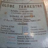 Vintage globe Gérard and Barrère