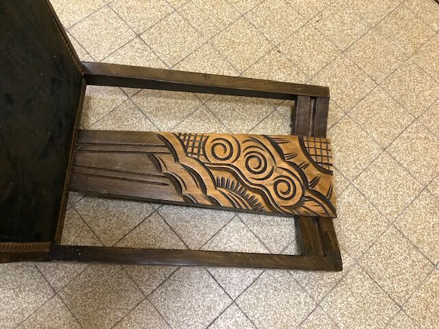 Pair of perfecta patented art deco chairs