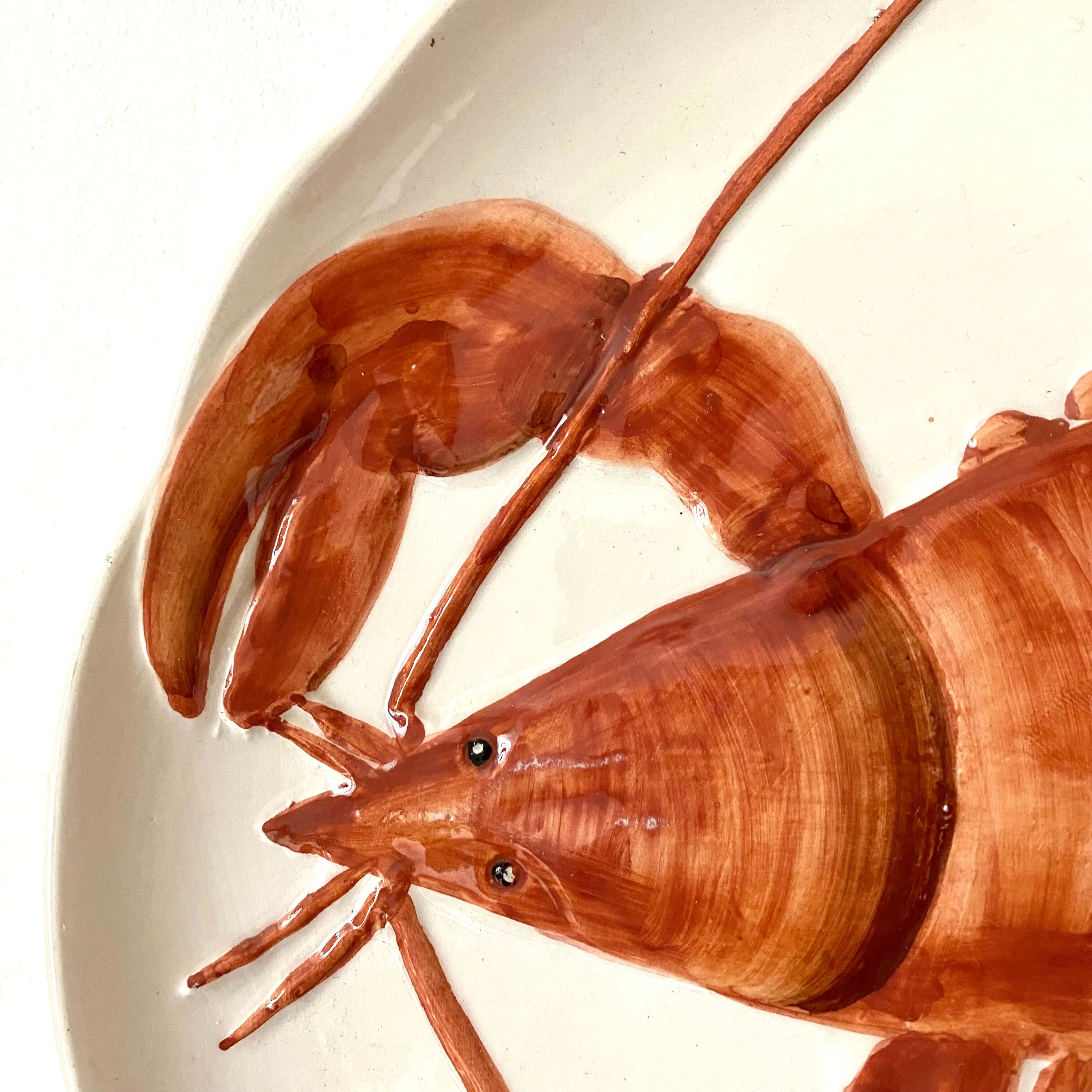 Decorative plate Lobster Italy