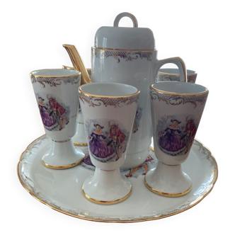 Limoges porcelain coffee set