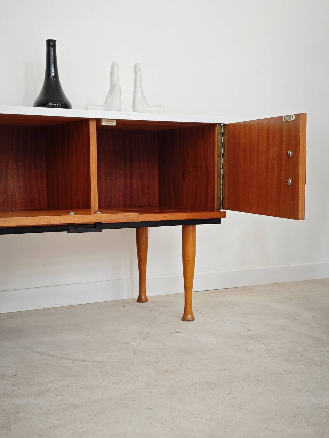 Ancienne meuble coiffeuse style scandinave 1960