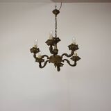 1930s Large Art Deco Candlestick, Czechoslovakia