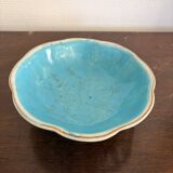 Coupe Plate Empty Pocket Family Rose Celadon Porcelain Peranakan Qing