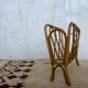 Rattan magazine rack