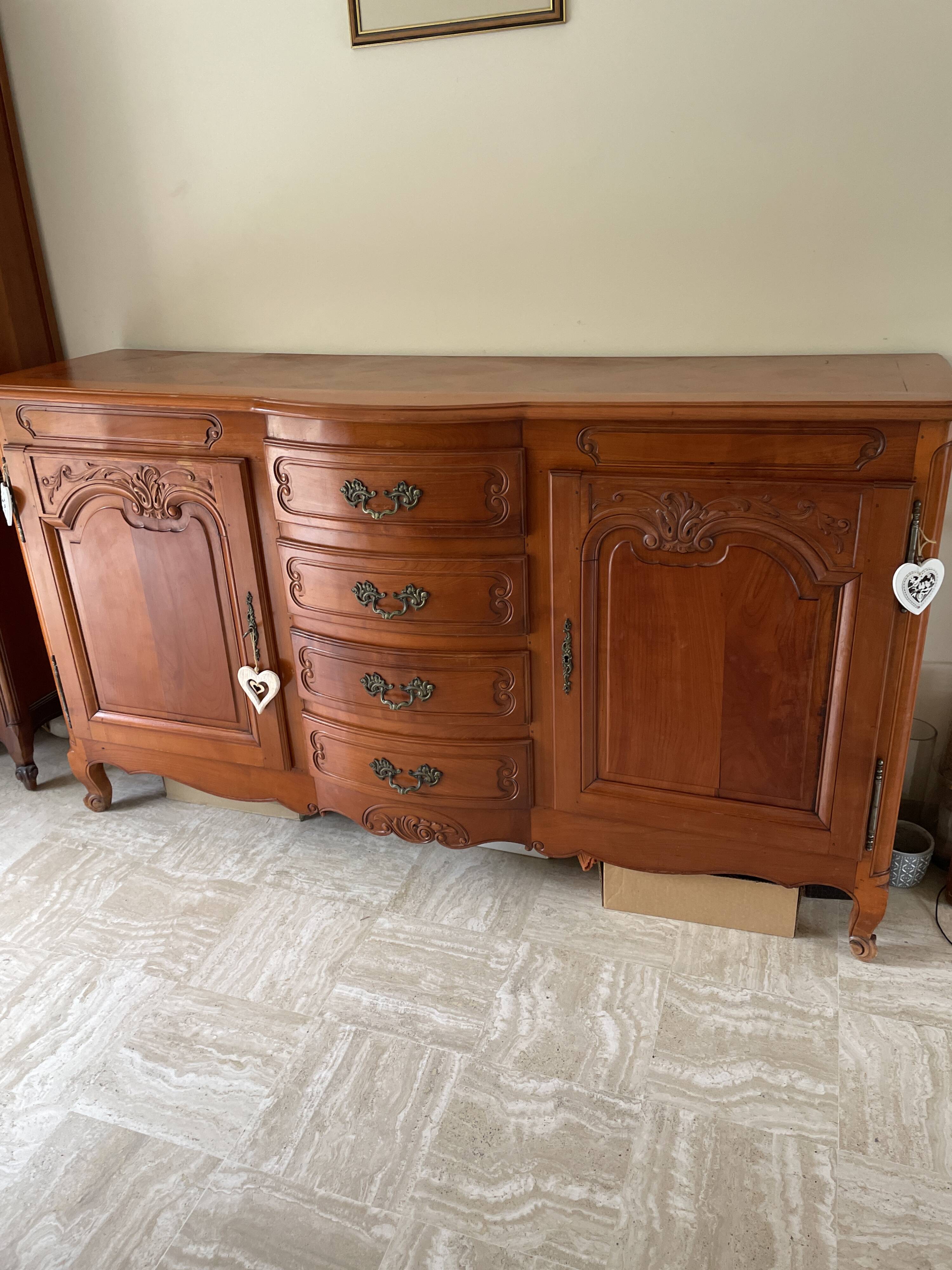 Low buffet in cherry wood