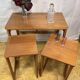 Mid Century Retro Teak Coffee Table / Nest of Tables by McIntosh Circa 1960