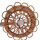 Handcrafted Bamboo and Rattan Pendant Lamp, Spanish Modernist, 1960s