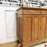 Vintage Parisian oak sideboard