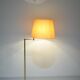 Vintage brass floor lamp with swivel arm, 1970s