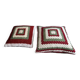 Retro crochet cushions