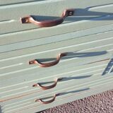 Vintage parisian wooden slip-up