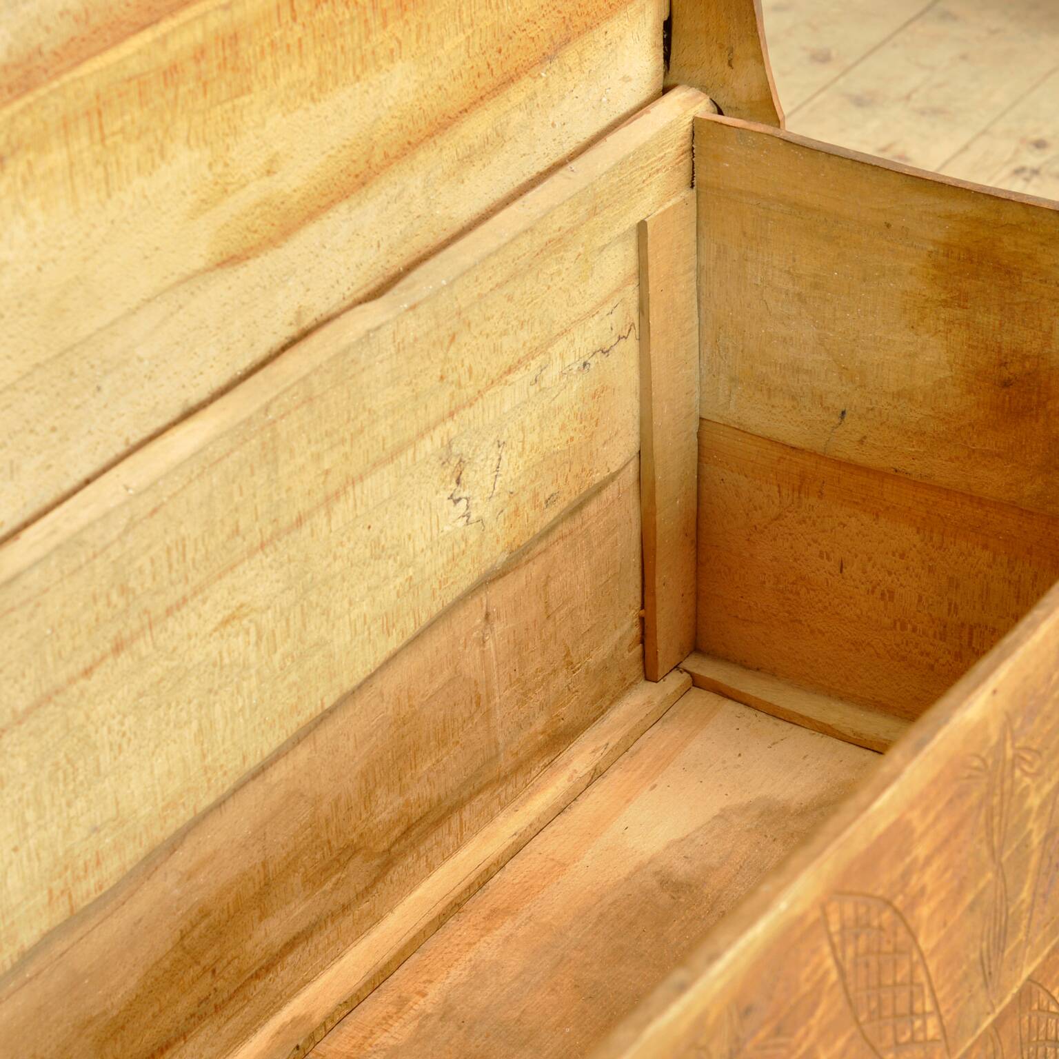 Antique shepherd’s chest, 1850s