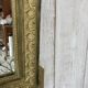 Antique mirror with a pediment