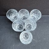 6 Verres à vodka – Cristal taillé