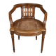 Petit Fauteuil de Bureau en Noyer, style Louis XVI – Fin XIXe