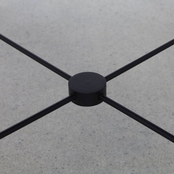 Table d'appoint sur roulettes Harlequin Errebi Italie, années 80 style Memphis