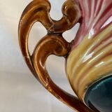 Ensemble barbotine jardinière et vases