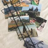 Postcard display for holiday photos