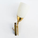 hollywood regency double wall lamp Kamenicky Senov, Czechoslovakia, 1970s