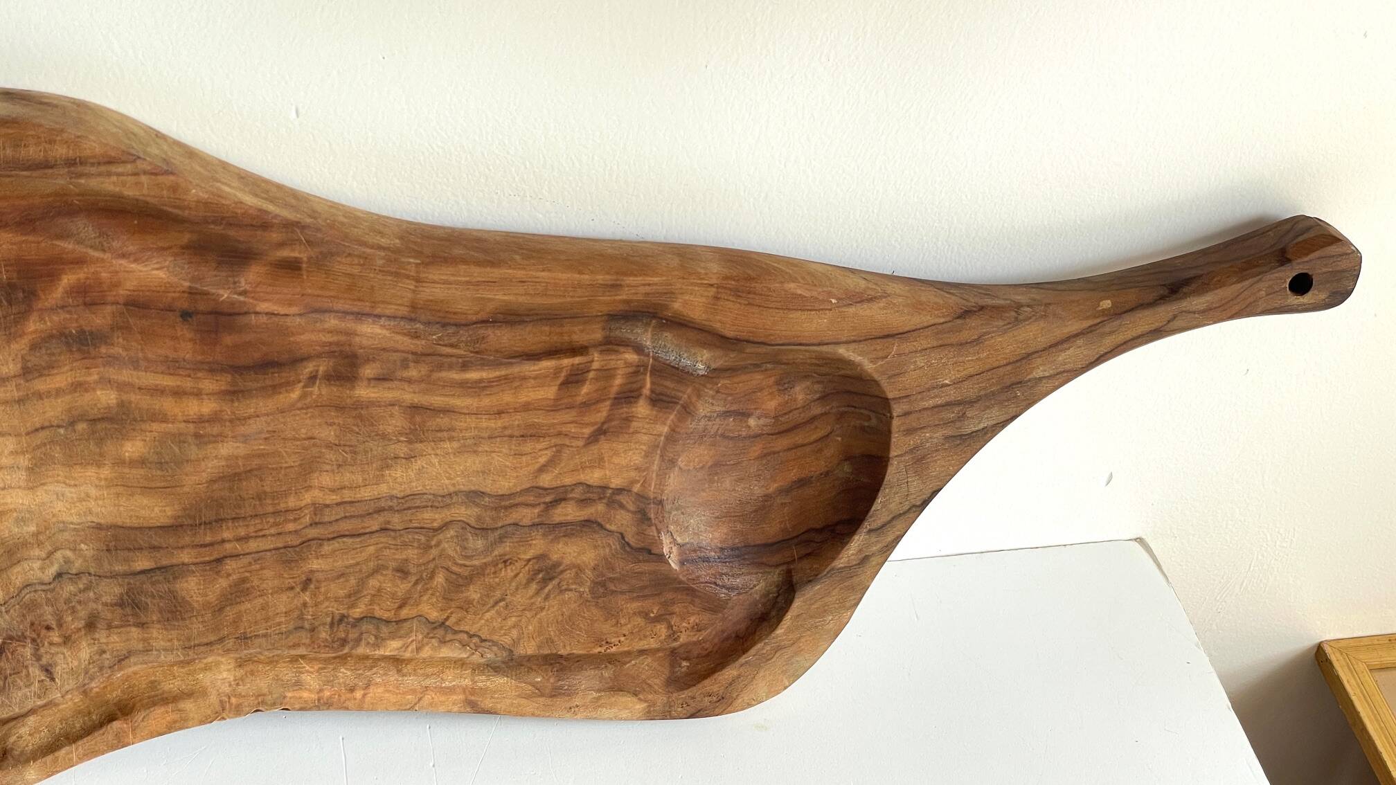 XL Vintage Olive Wood Cutting Board