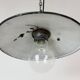 Lumière émaillée verte industrielle, années 1950